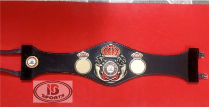 WBA Super Burned Lion championship belt replica with antique-finish lion emblem