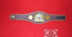 WBO Super Championship Belt Replica - angled close-up of gold eagle center medallion detail