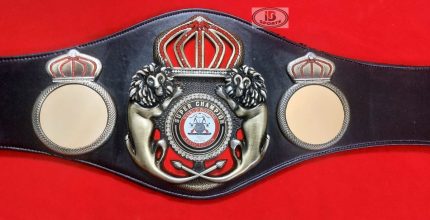 WBA Super Burned Lion - full length flat lay showing strap and closure