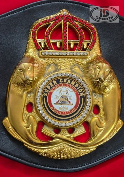 WBA Super Champion Lion belt replica, strap detail