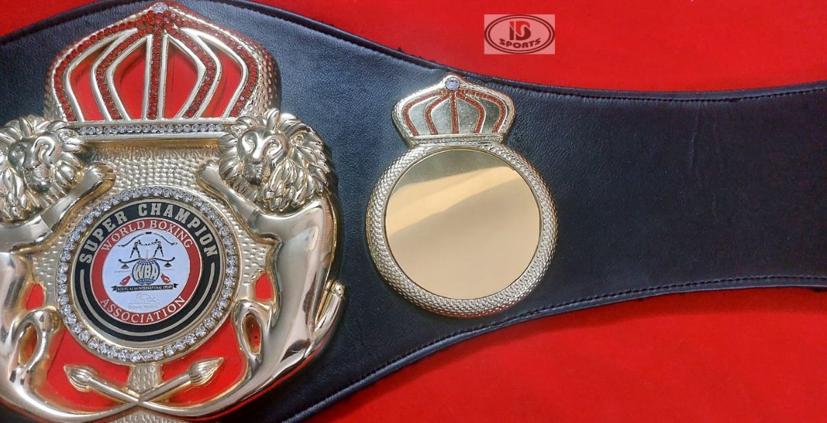 WBA New Super Lion belt replica, side plate detail