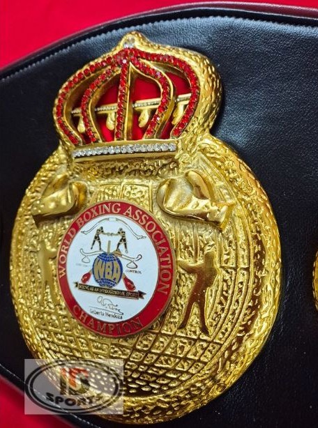 wba open crown Ibrahim Sports - 4 WBA Open Crown belt replica, strap detail