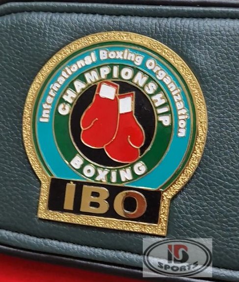 IBO Ibrahim Sports - 5 IBO World Championship belt replica, back of belt