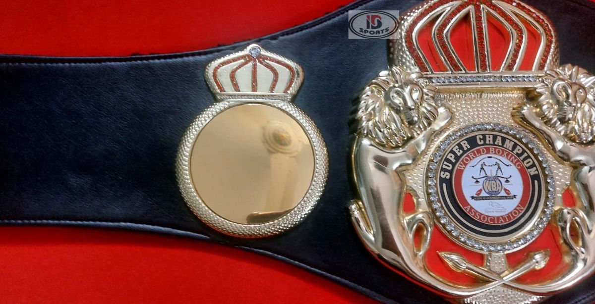 WBA New Super Lion belt replica, strap detail