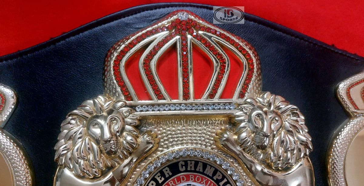 WBA New Super Lion belt replica, back of belt