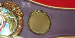 WBO Super Championship Belt Replica - close-up of rectangular side plate detail