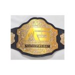 Custom featherweight championship belt, cropped for featured display