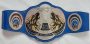 BCD Tag Team custom belt reference example, blue strap detail