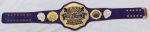 Custom championship belt manufactured by Ibrahim Sports