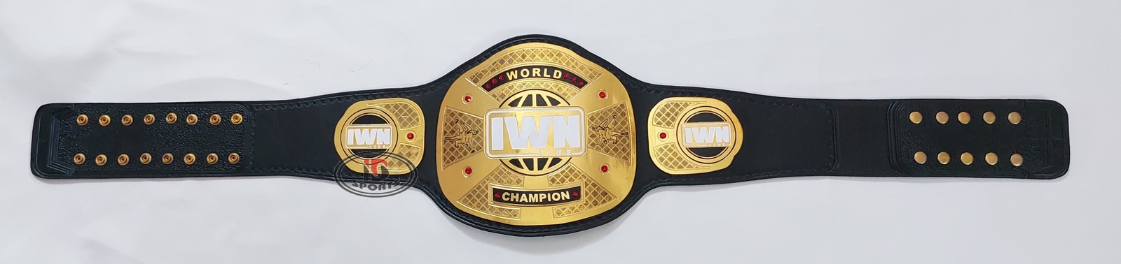 IWN World champion custom belt reference example