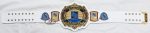 Custom women's championship belt manufactured by Ibrahim Sports