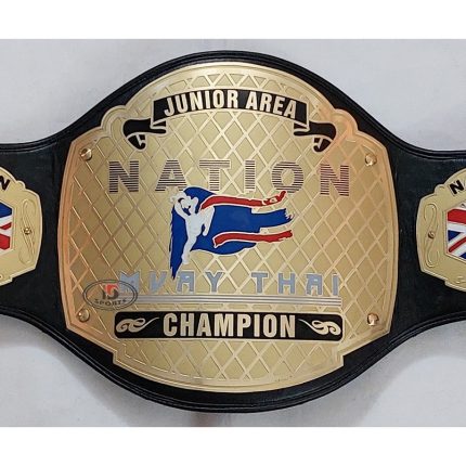 Custom junior division championship belt, cropped for featured display