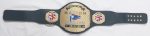 Custom regional championship belt manufactured by Ibrahim Sports