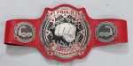 Custom championship belt manufactured by Ibrahim Sports